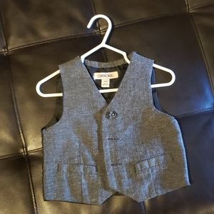 Boys church blazer vest